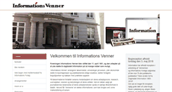 Desktop Screenshot of informations-venner.dk