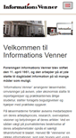 Mobile Screenshot of informations-venner.dk